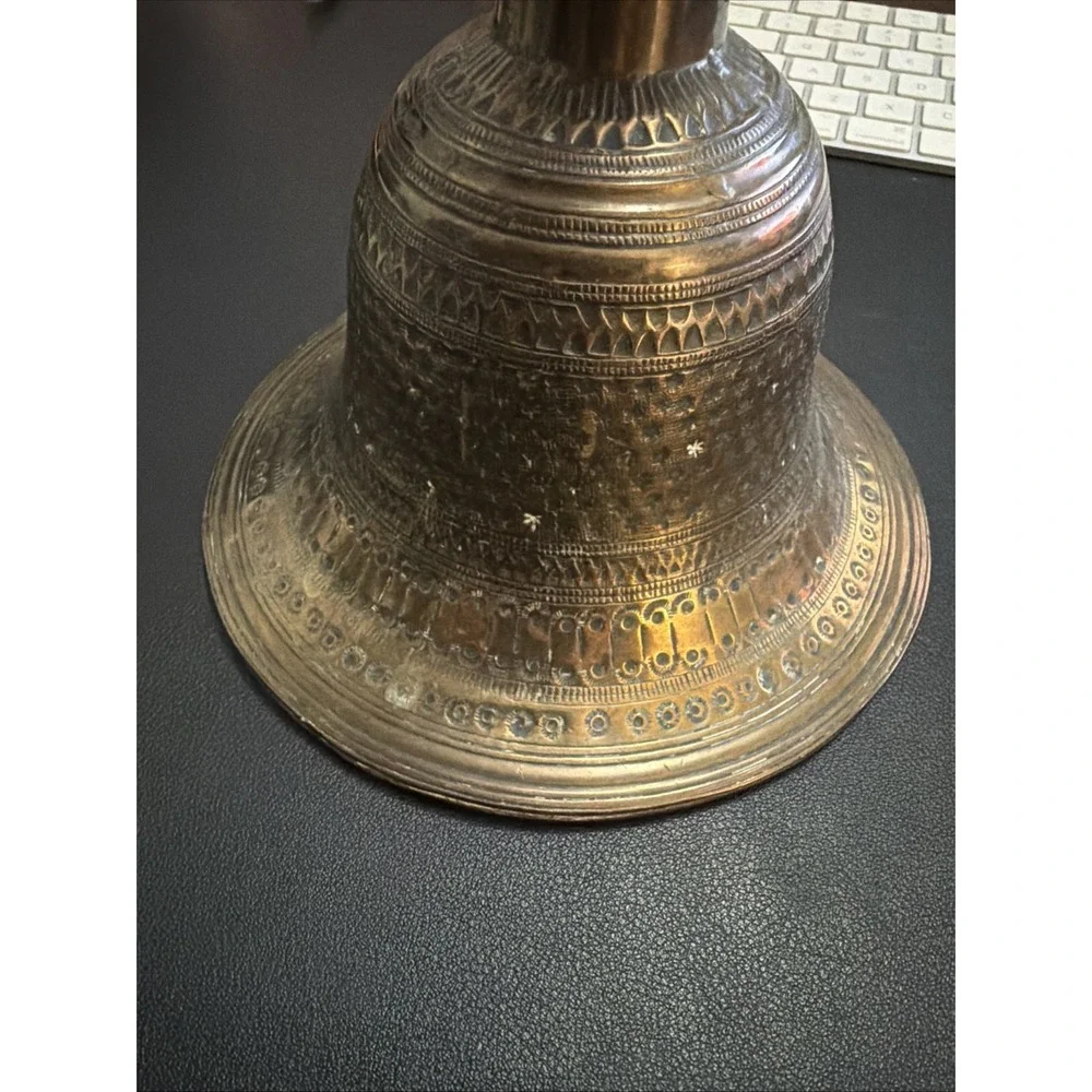 Antique Old Fine Silver Inlay Bidri Work Iron Hookah Base Pot Collectible!!